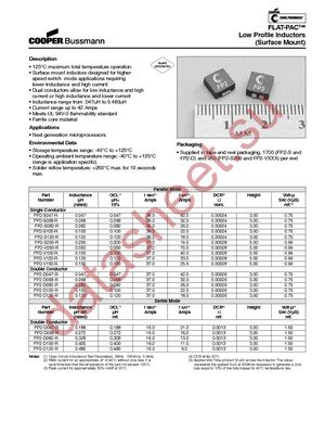IHLP5050FDER2R2M01 datasheet  